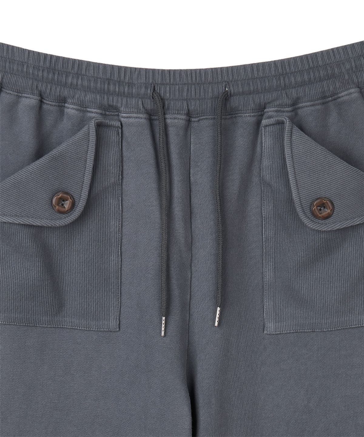 단델(DANDEL) DD rib pocket easy sweat pants (PURPLE GREY)