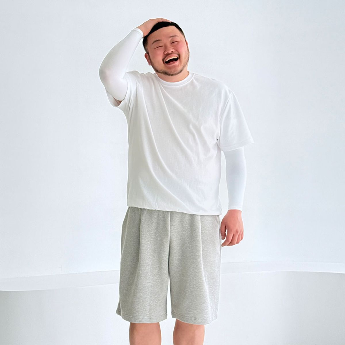 바이모노(BYMONO) [빅사이즈 28-50] 꼭꼭팬츠 탄탄 솔리드 버뮤다 팬츠