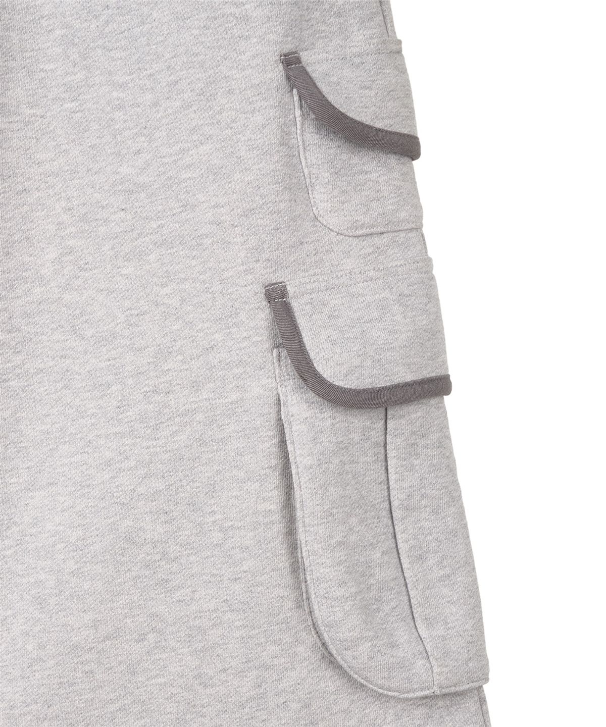 단델(DANDEL) DD binding cargo bermuda pants (GREY)