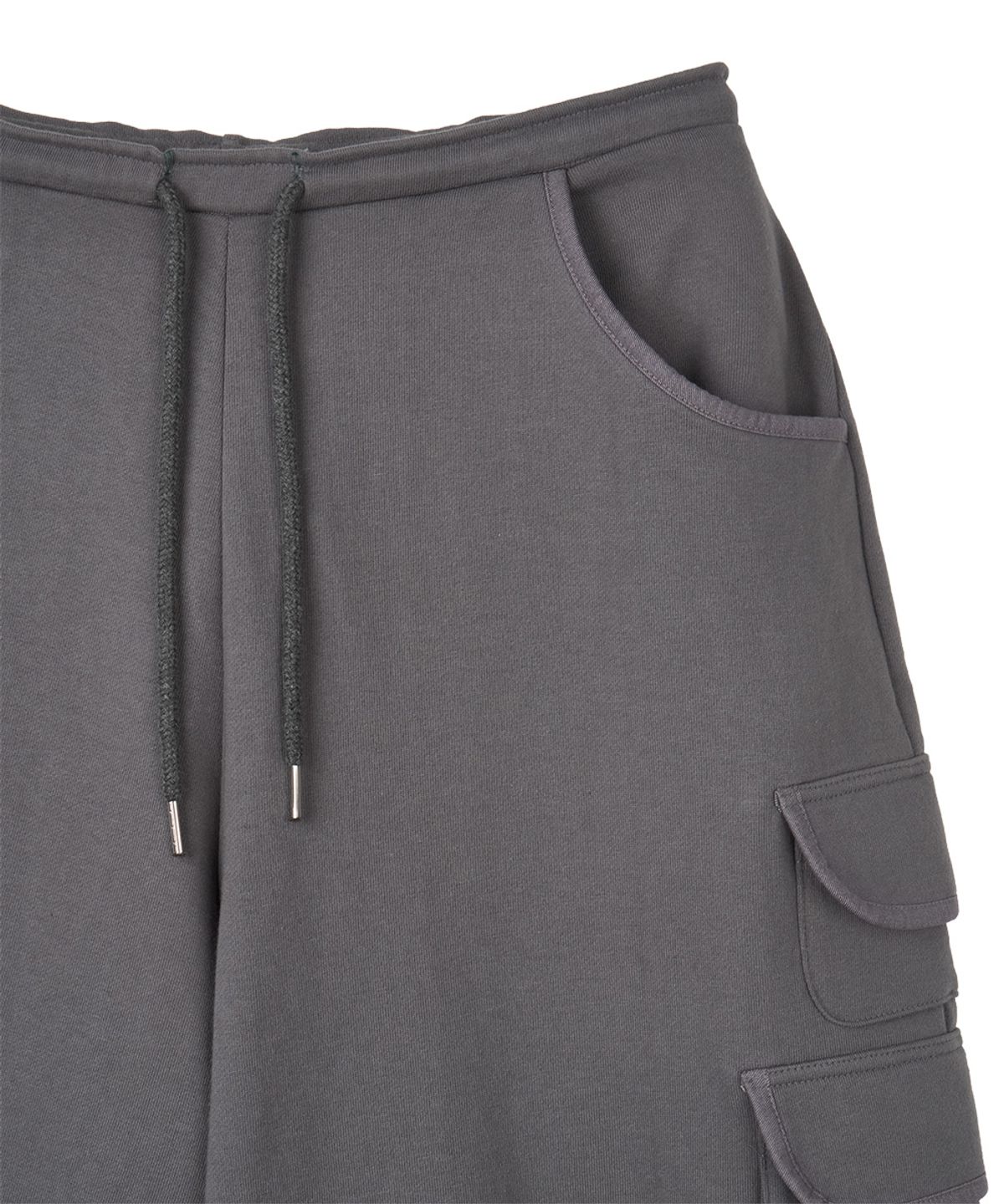 단델(DANDEL) DD binding cargo bermuda pants (CHARCOAL)