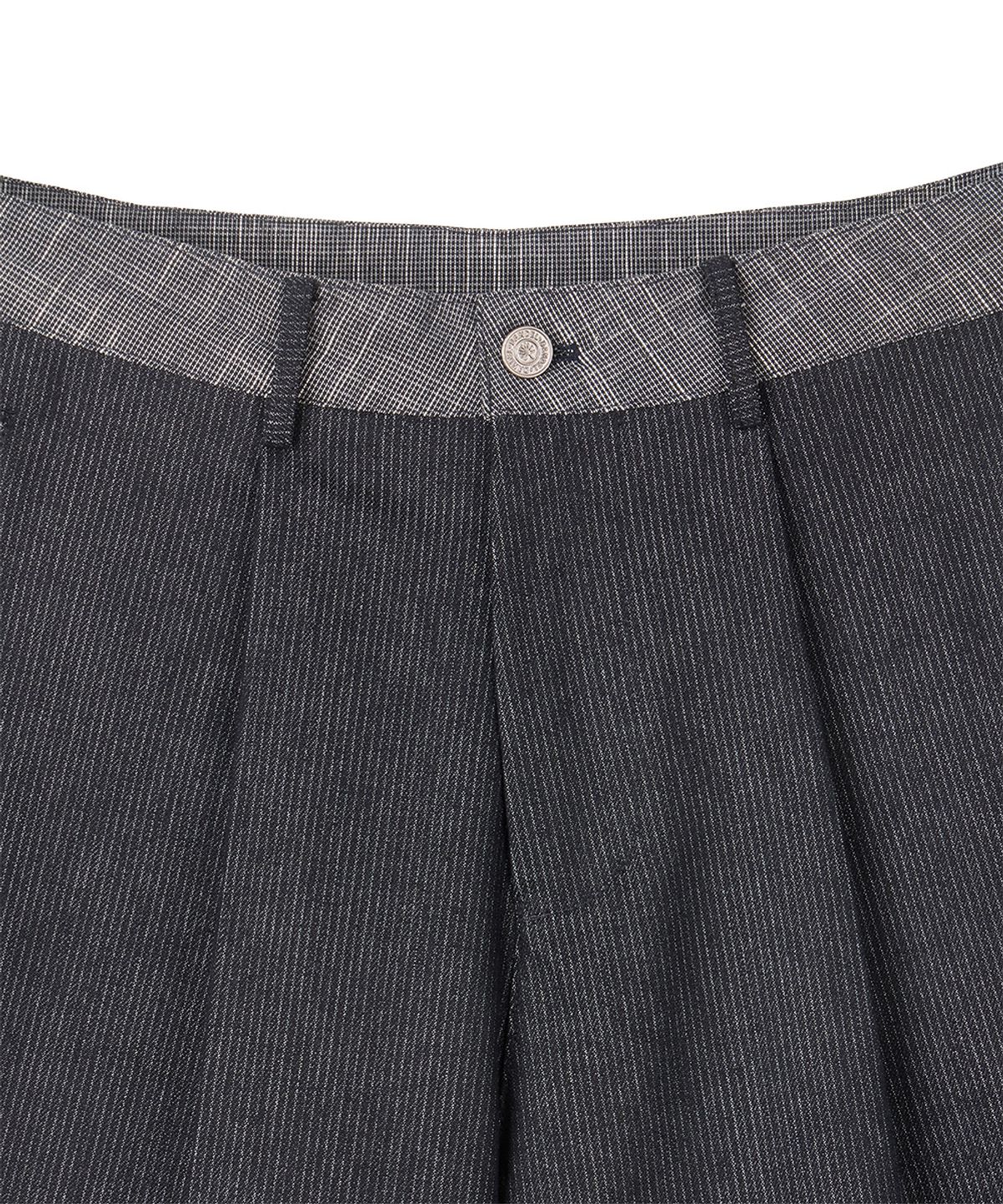 단델(DANDEL) DD stripe denim bermuda pants (INDIGO)