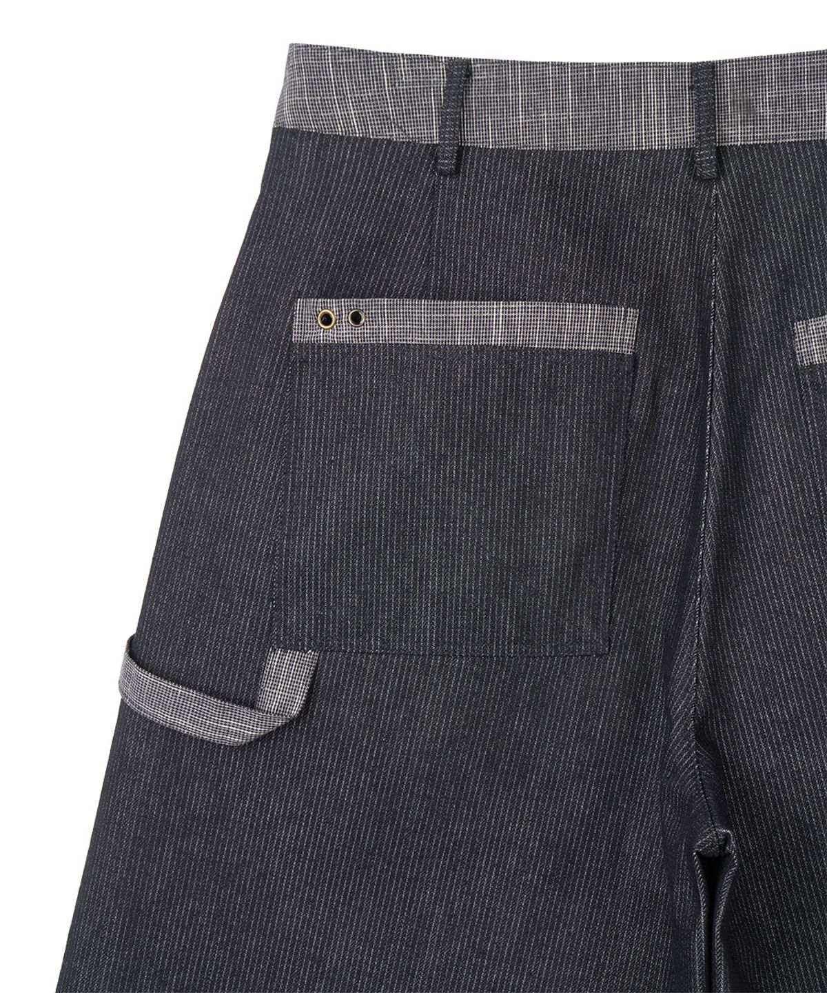 단델(DANDEL) DD stripe denim bermuda pants (INDIGO)