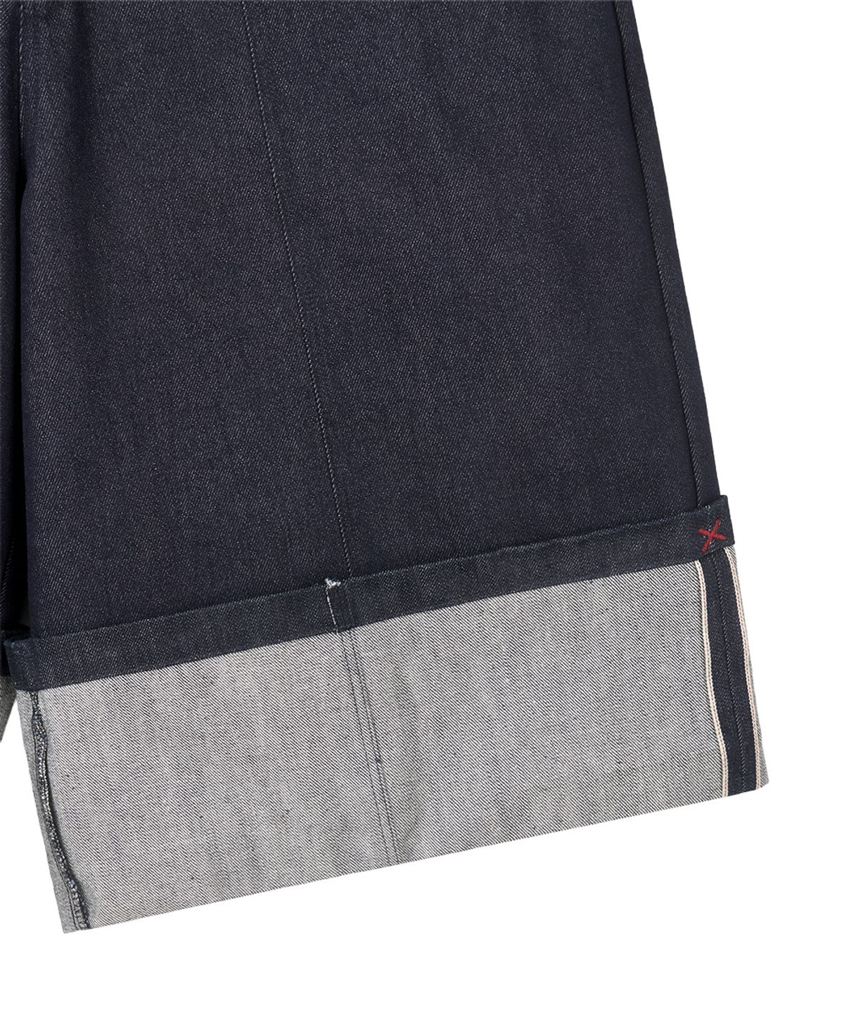 단델(DANDEL) DD turn-up denim bermuda pants (INDIGO)