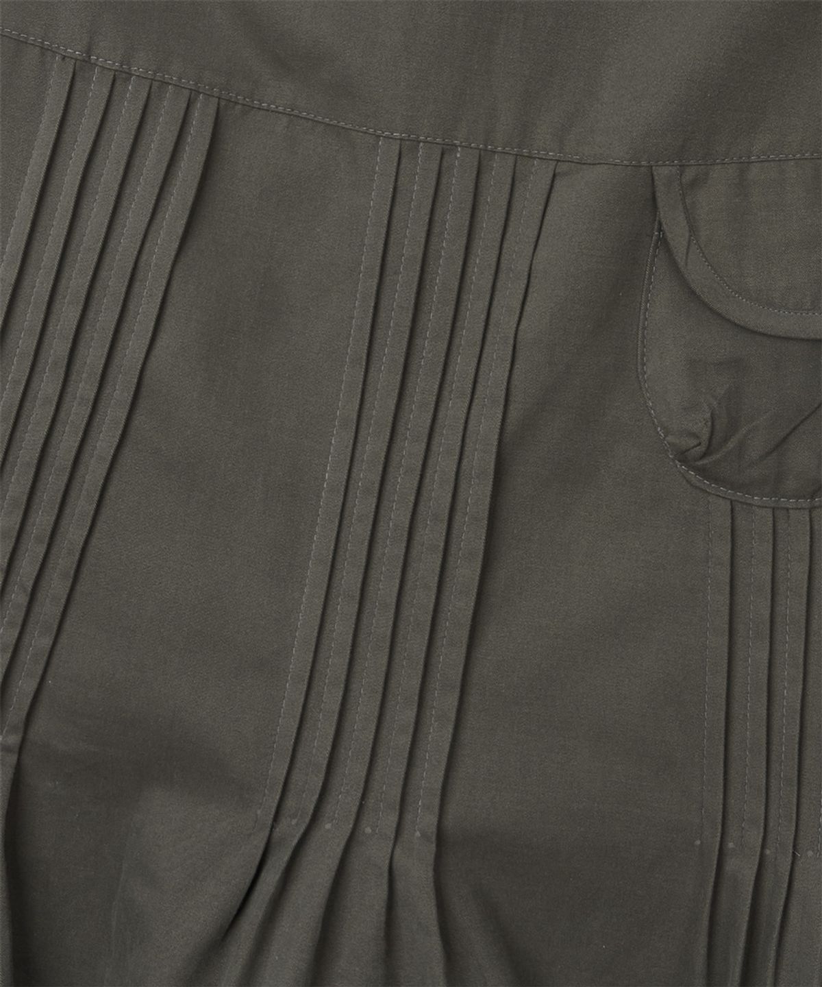 단델(DANDEL) DD pleats round pocket skirt (CHARCOAL)