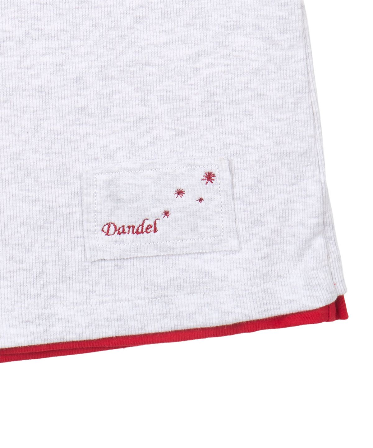 단델(DANDEL) DD layered rib sleeveless (LIGHT GREY)