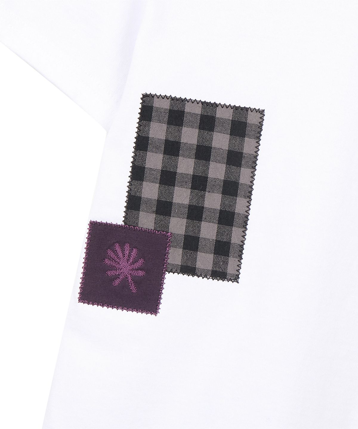 단델(DANDEL) DD patch applique horse tee (WHITE)