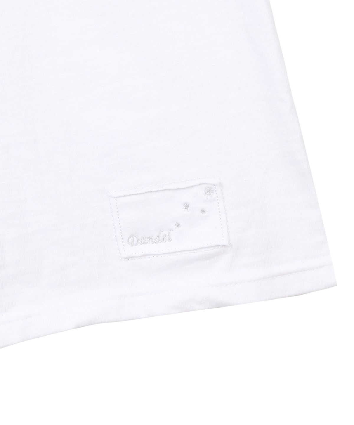 단델(DANDEL) DD patch applique horse tee (WHITE)
