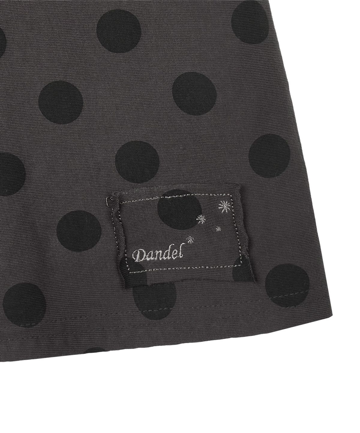단델(DANDEL) DD mixed pattern henley neck tee (DT BLACK)