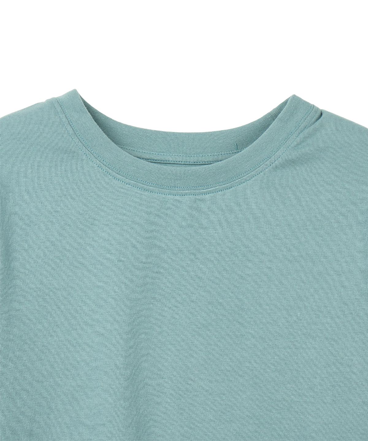 단델(DANDEL) DD asym side rib tee (DUSTY MINT)