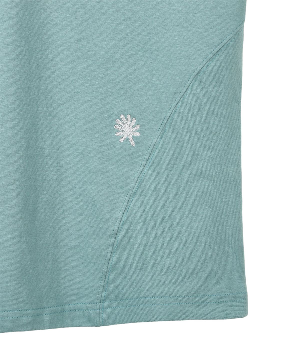 단델(DANDEL) DD asym side rib tee (DUSTY MINT)