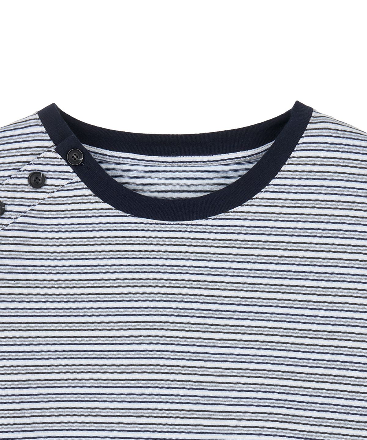 단델(DANDEL) DD shoulder button symbol tee (ST NAVY)