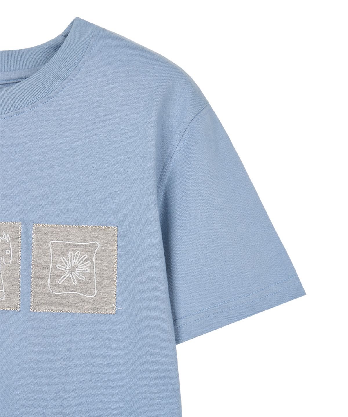 단델(DANDEL) DD horse gallery tee (SKY BLUE)