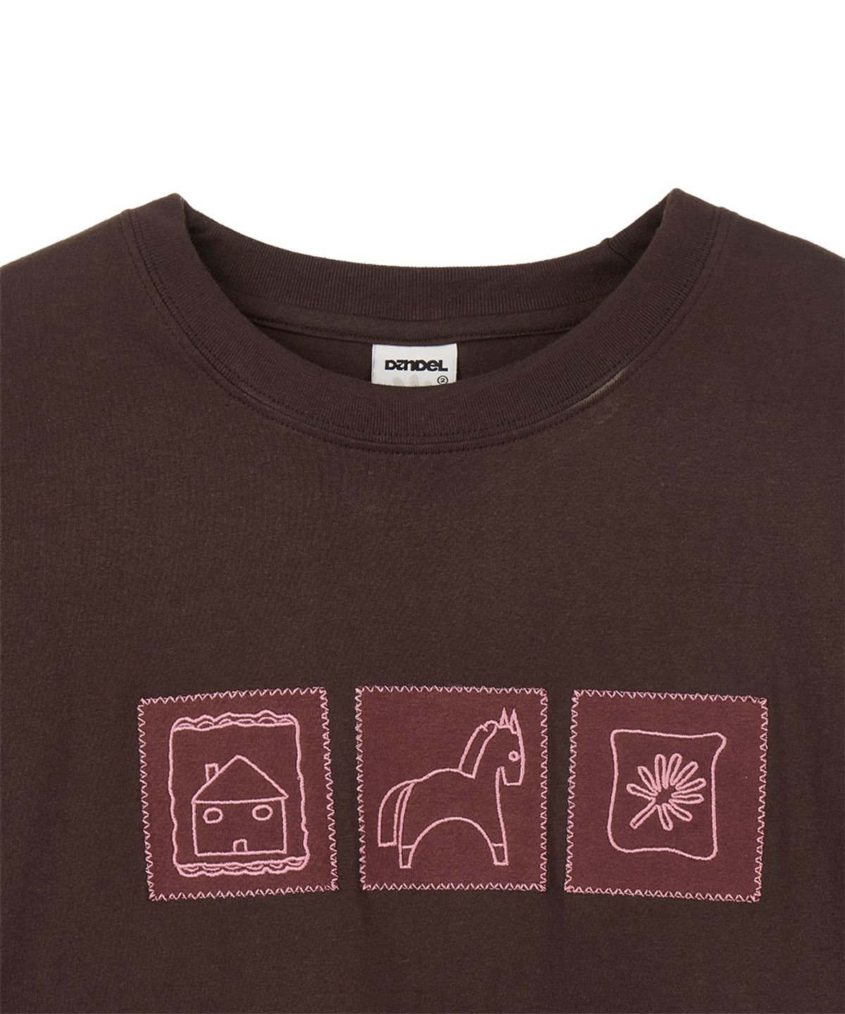 단델(DANDEL) DD horse gallery tee (BROWN)