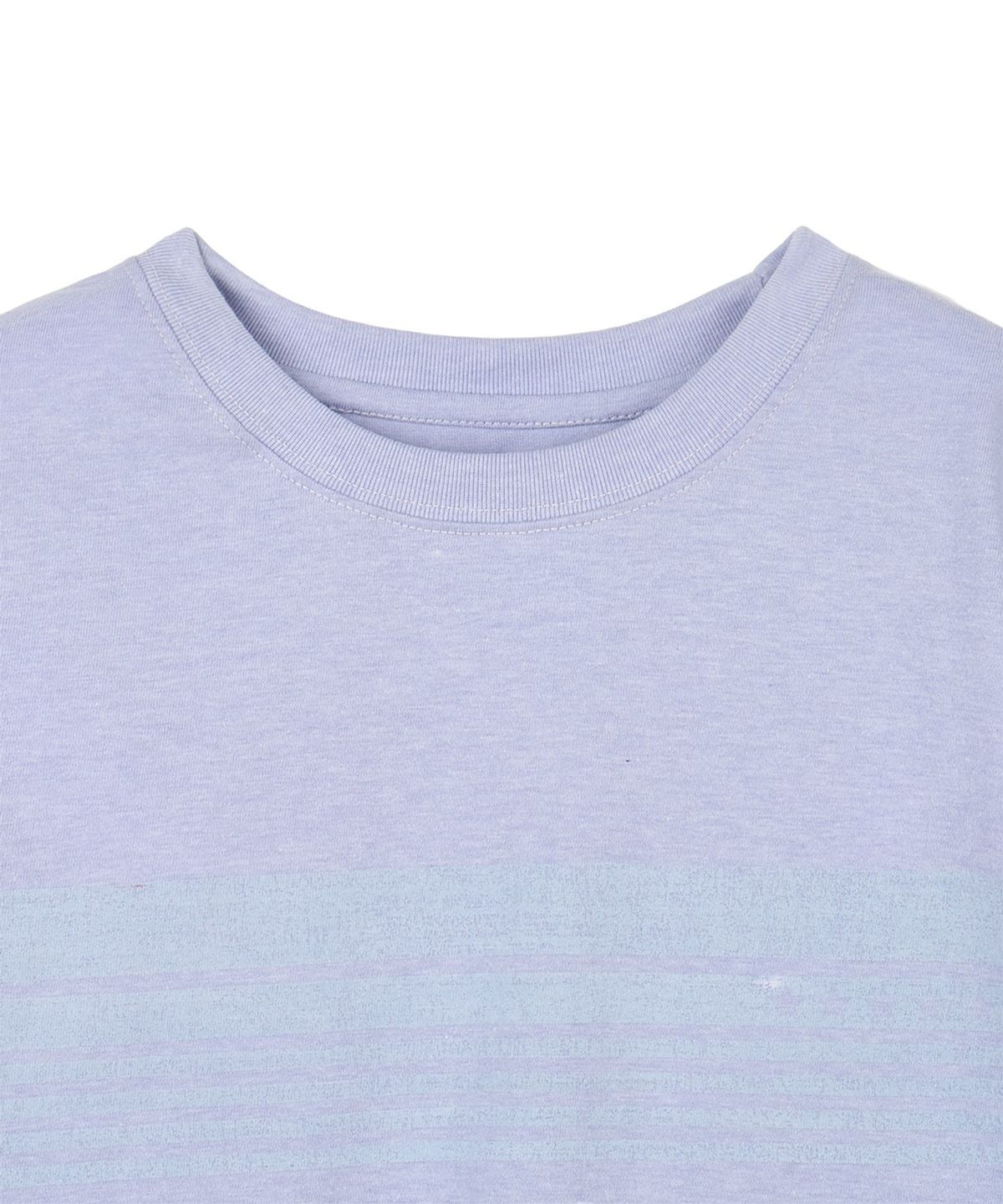 단델(DANDEL) DD flag binding tee (SKY BLUE)