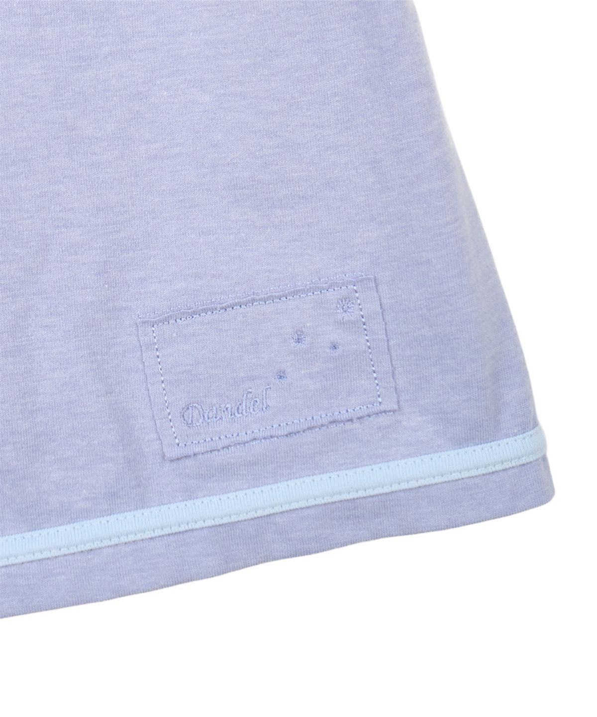 단델(DANDEL) DD flag binding tee (SKY BLUE)