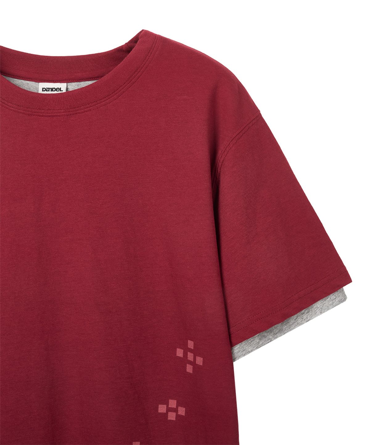 단델(DANDEL) DD layered pixel horse tee (RED)