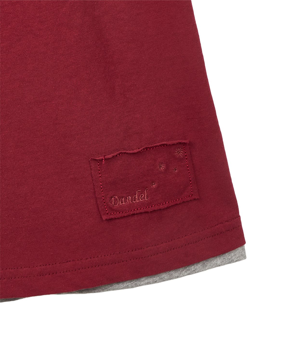 단델(DANDEL) DD layered pixel horse tee (RED)
