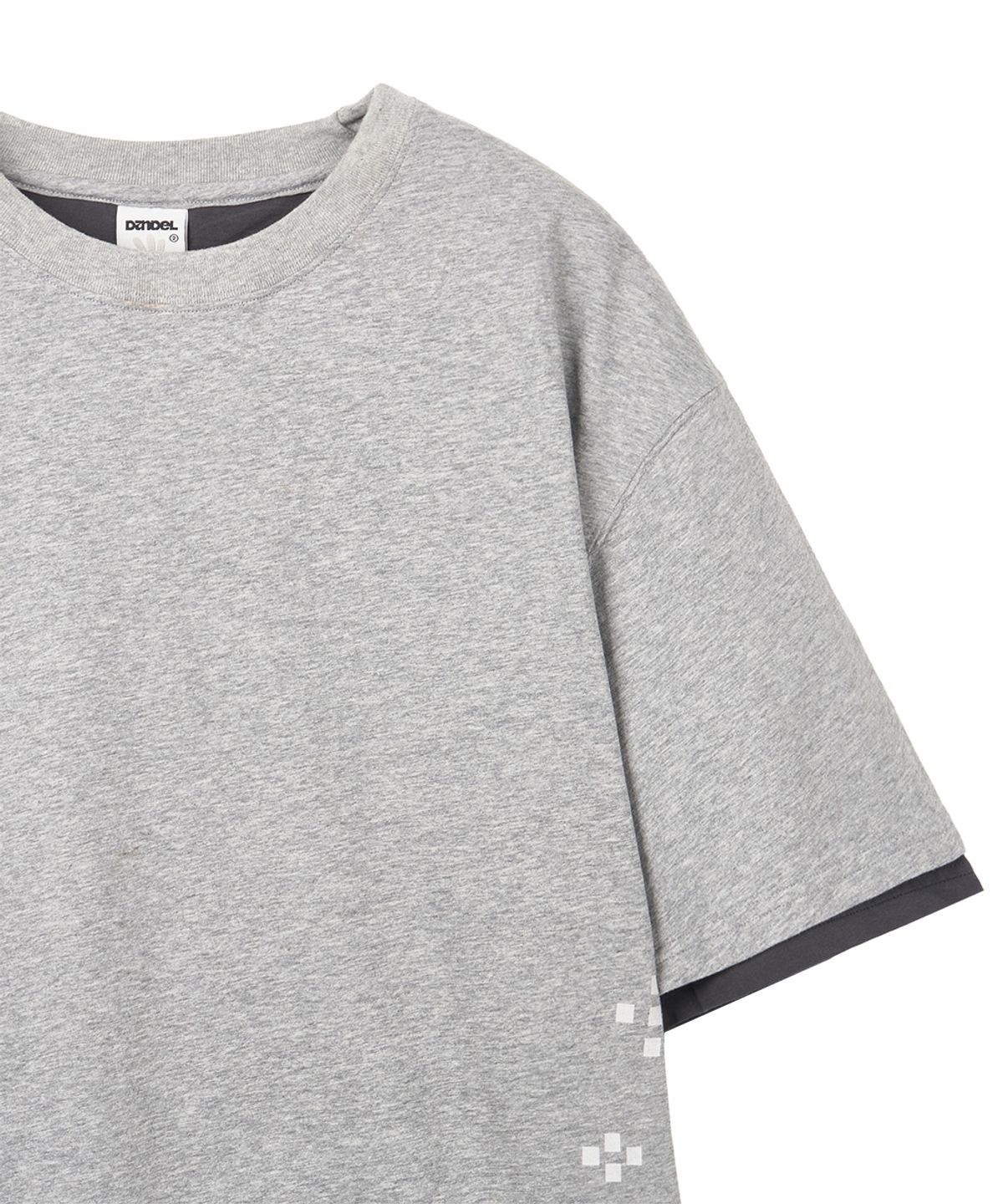 단델(DANDEL) DD layered pixel horse tee (GREY)