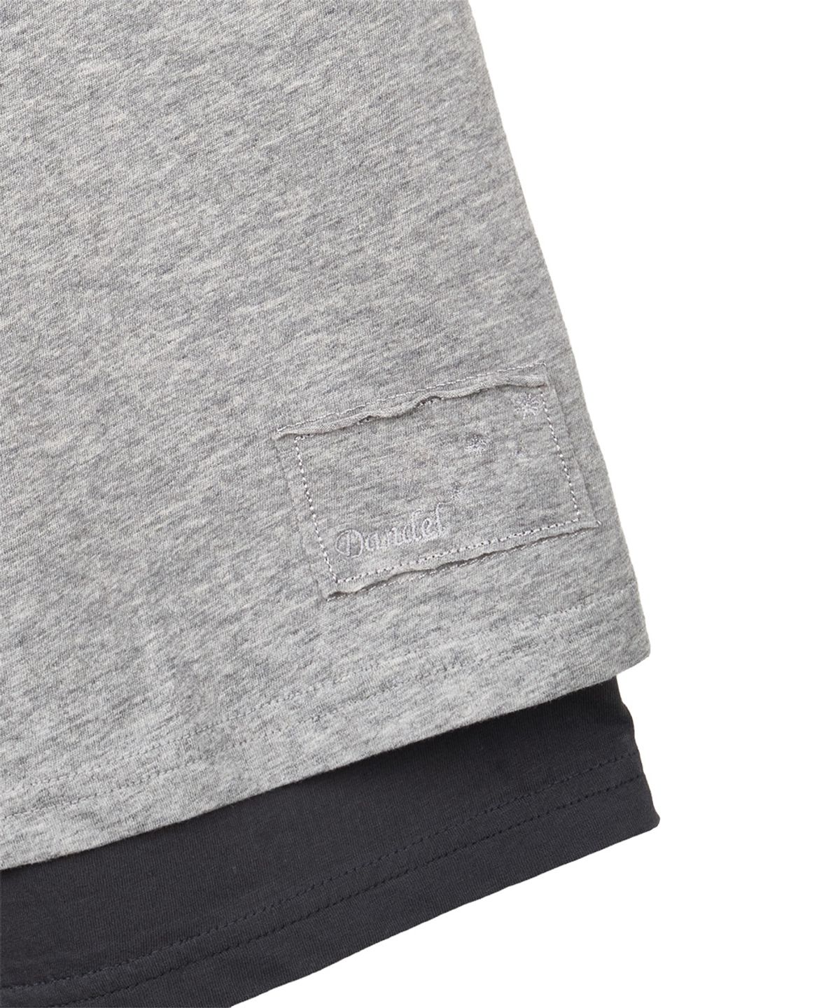 단델(DANDEL) DD layered pixel horse tee (GREY)