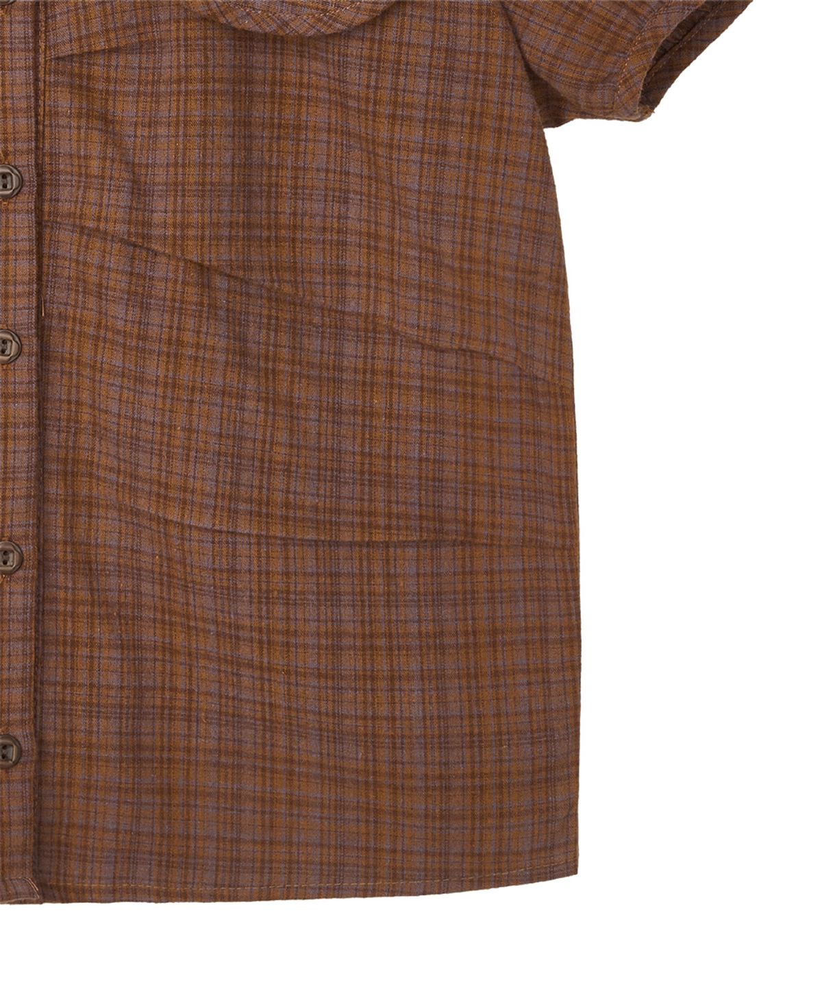 단델(DANDEL) DD pleats round pocket blouse (ORANGE)