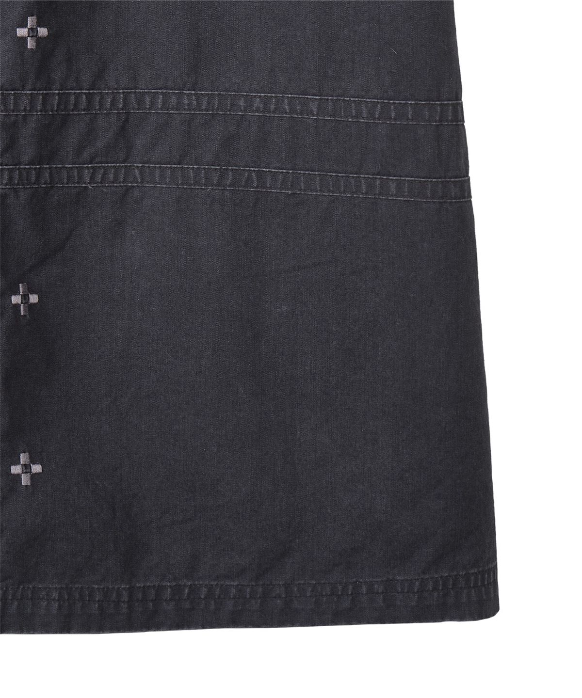 단델(DANDEL) DD pixel glyph taped shirt (CHARCOAL)