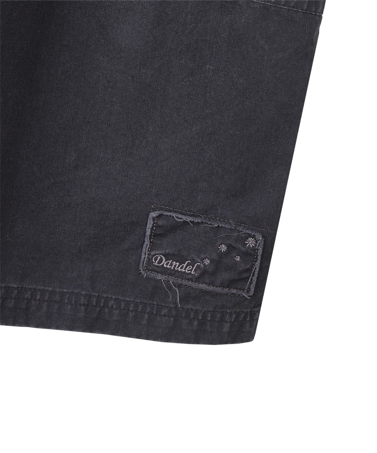 단델(DANDEL) DD pixel glyph taped shirt (CHARCOAL)