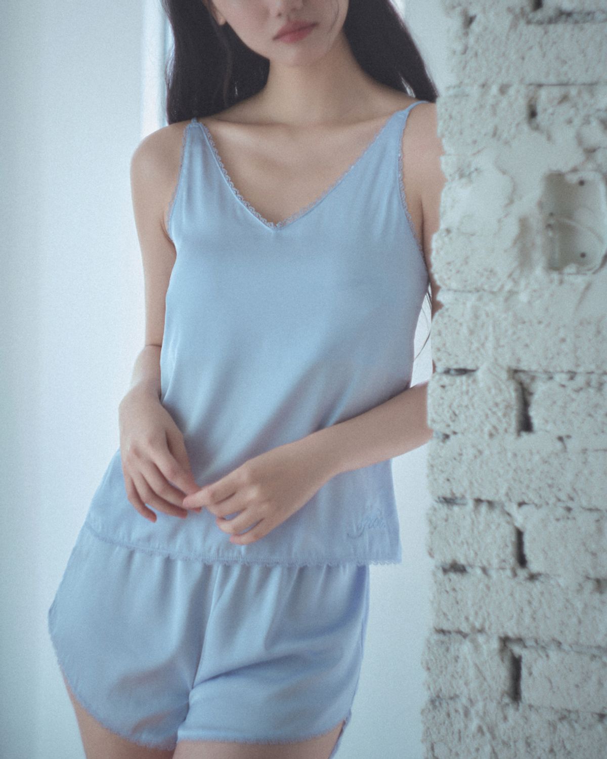 엣프터(8FTER) 올 프리 캐미솔 파자마 SET - 2Colors