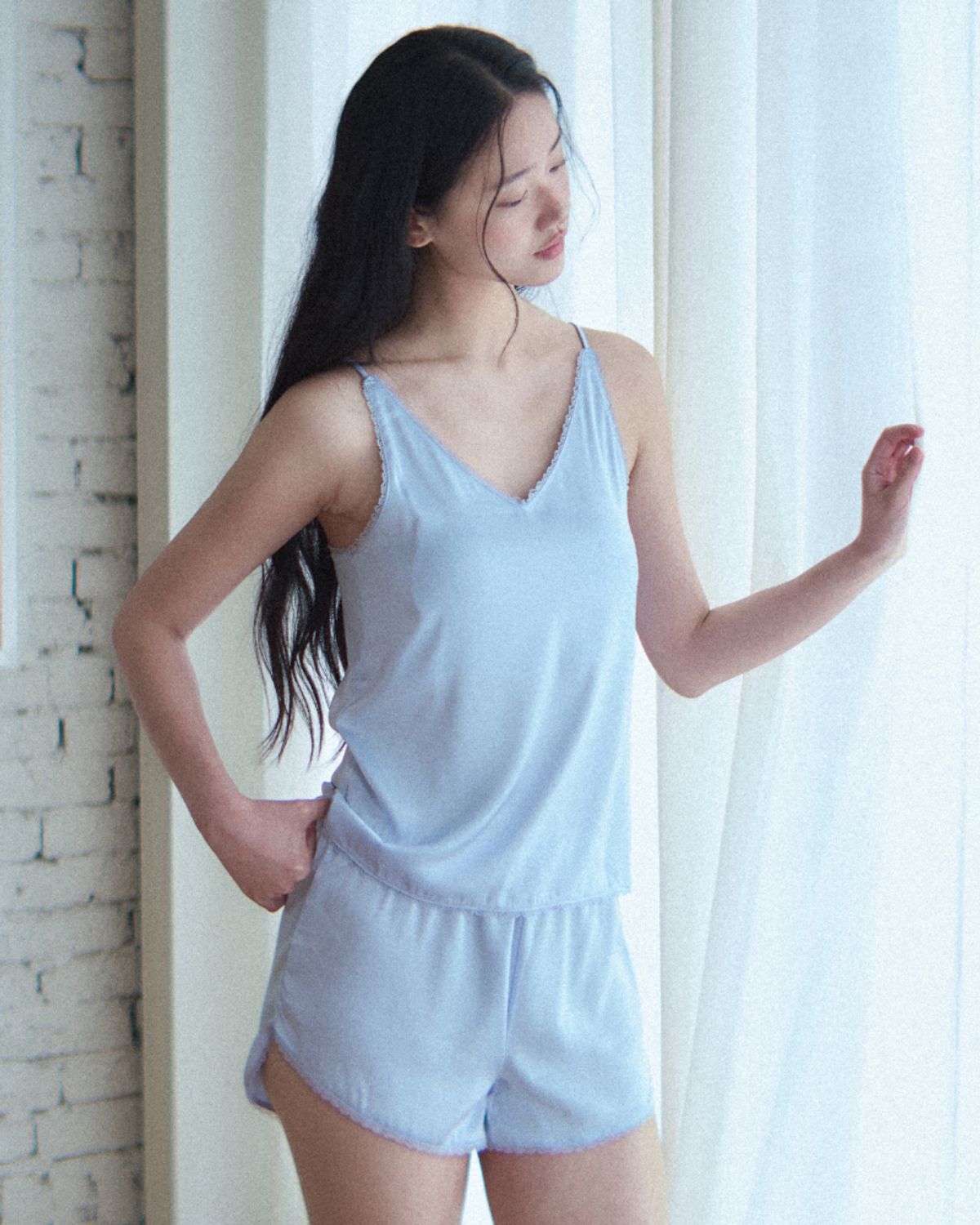 엣프터(8FTER) 올 프리 캐미솔 파자마 SET - 2Colors