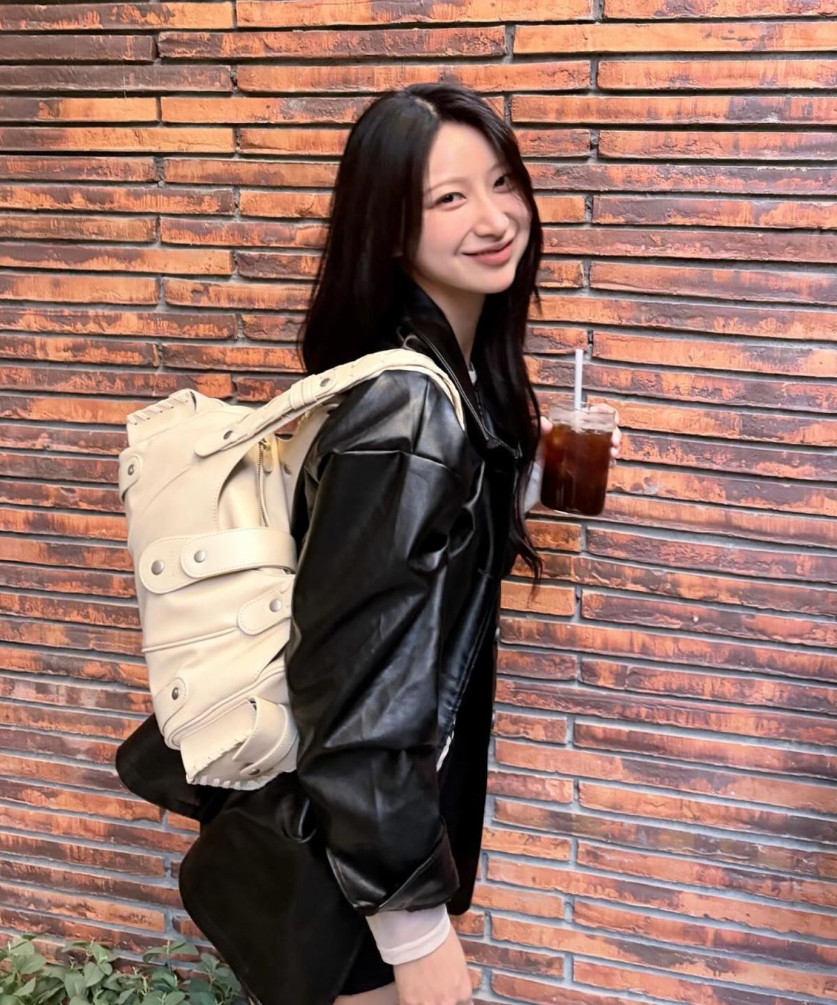 라츠유(LOTSYOU) LOTSYOU_Twisty Bag IVORY