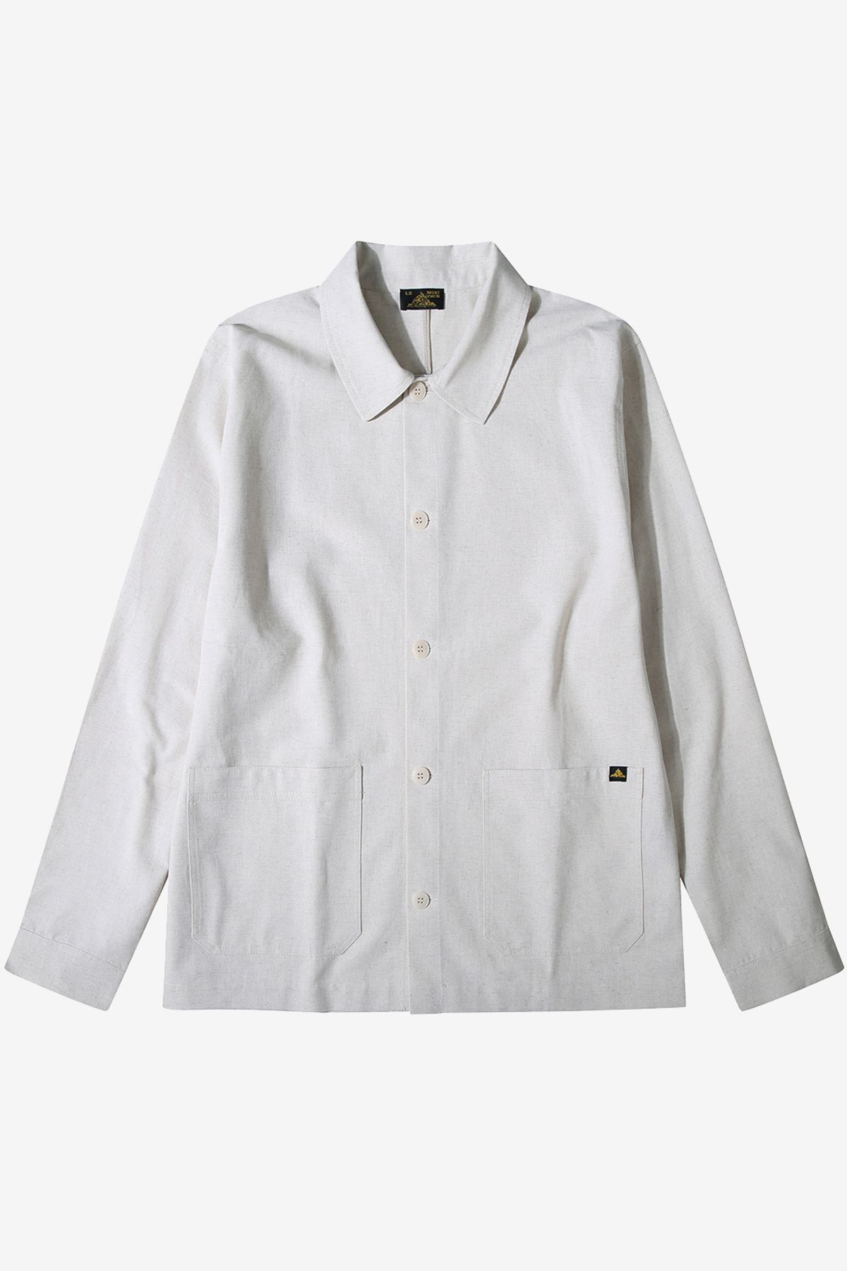 르몽생미셸(LE MONT ST MICHEL) Linen Pocket Shirt Jacket_Ivory
