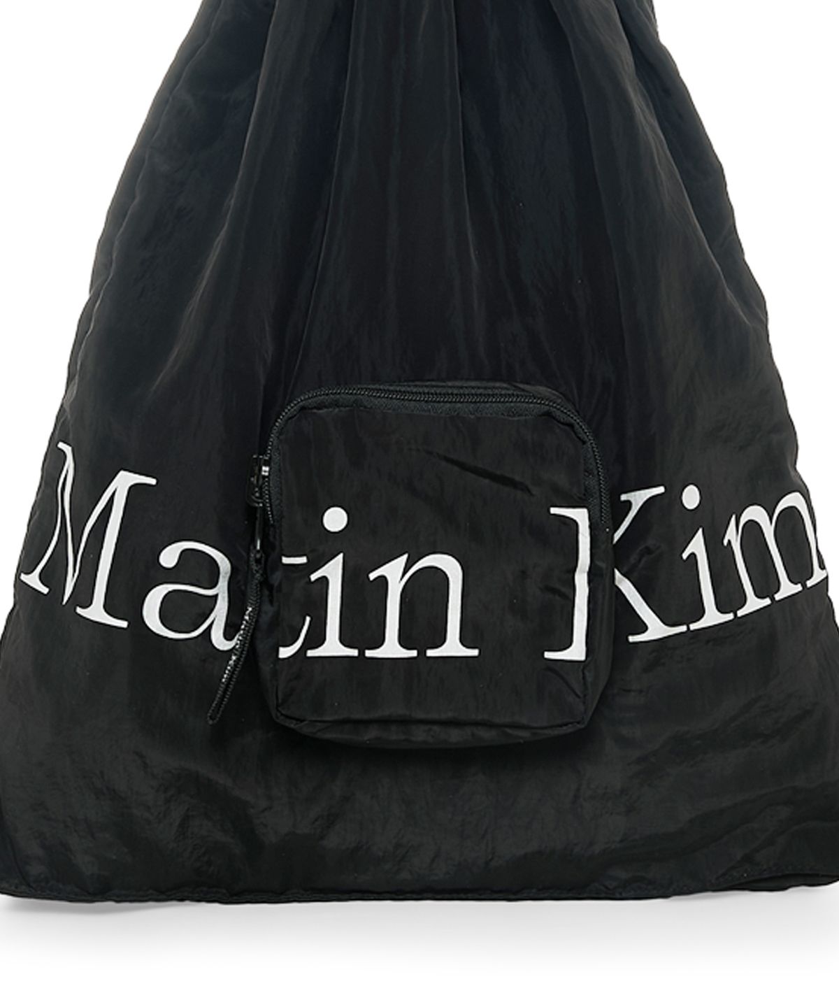 마뗑킴(MATIN KIM) PACKABLE STRING BAG IN BLACK - 사이즈 & 후기 | 무신사