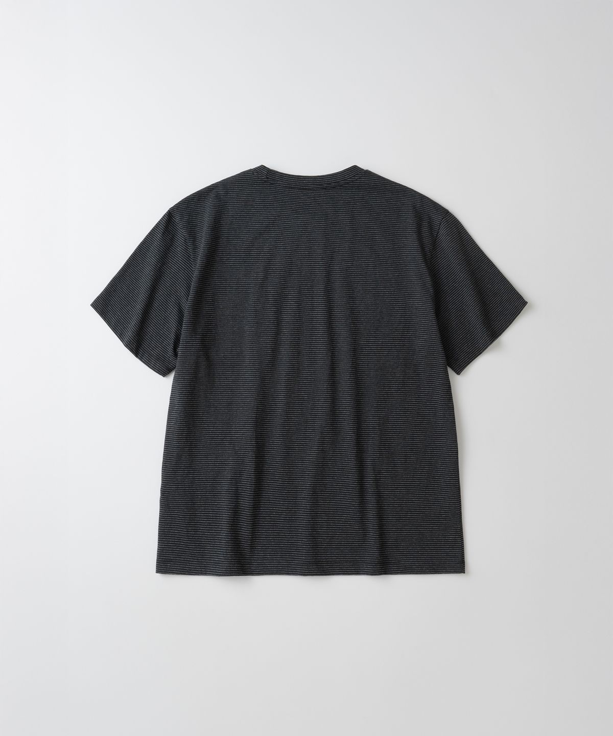 와기(WHAGI) Vintage Stripe S/S Pocket Tee (Black Stripe)