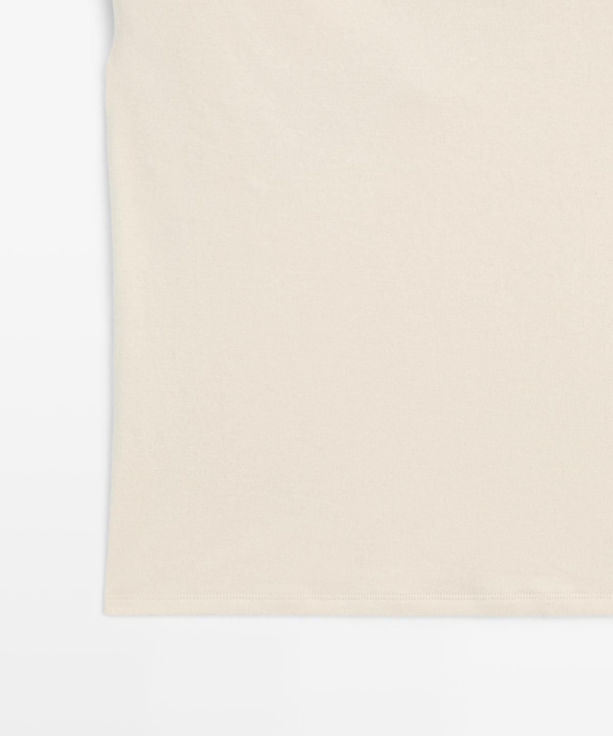마시모두띠(MASSIMO DUTTI) 아시메트릭 드롭 숄더 탑