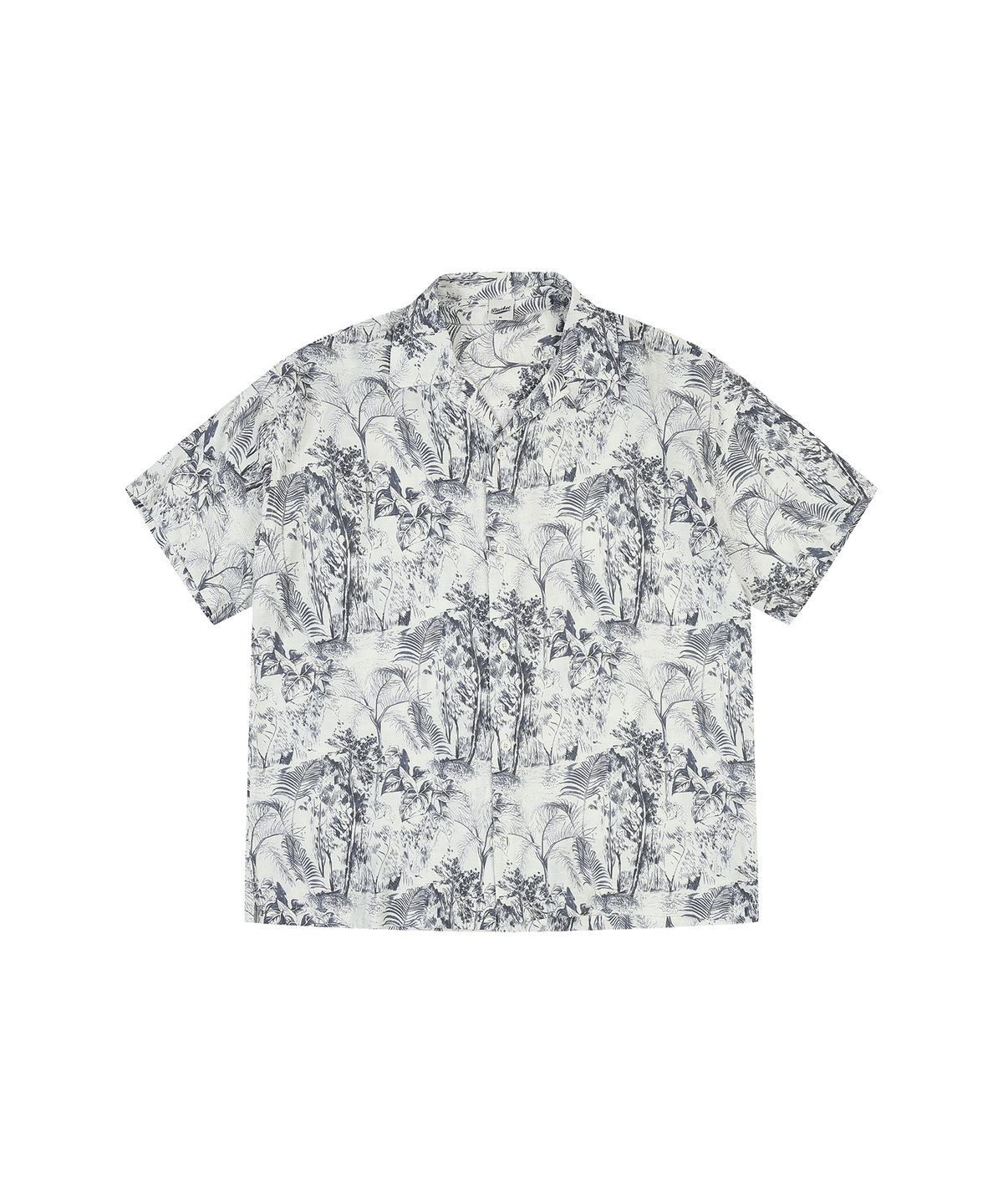 버킷(BUCKET) BEACH PATTERN SHIRT [BLUE]