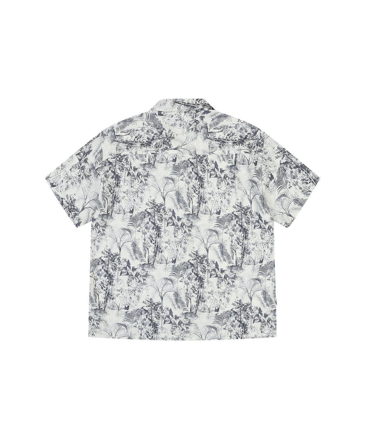 버킷(BUCKET) BEACH PATTERN SHIRT [BLUE]