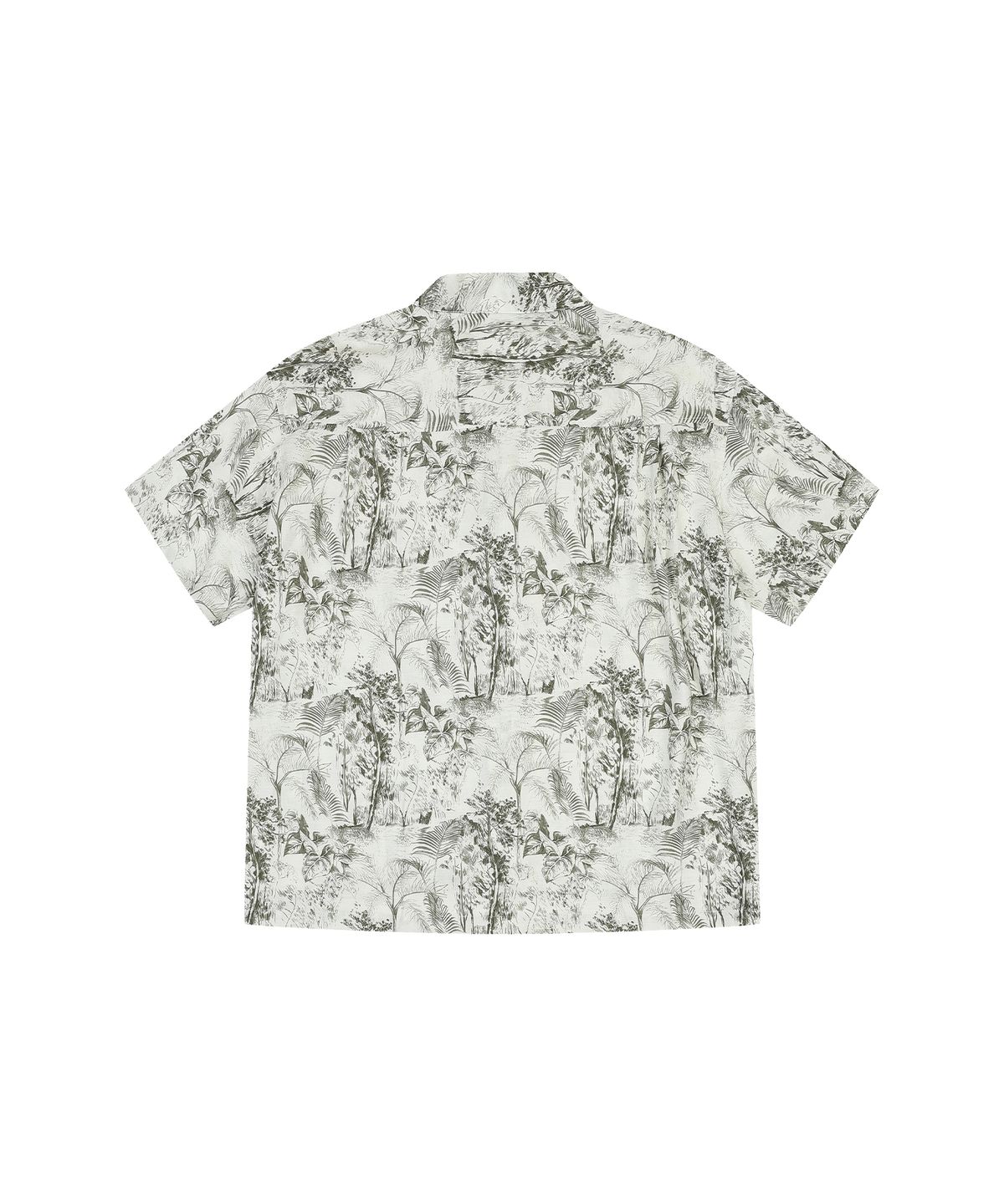 버킷(BUCKET) BEACH PATTERN SHIRT [GREEN]