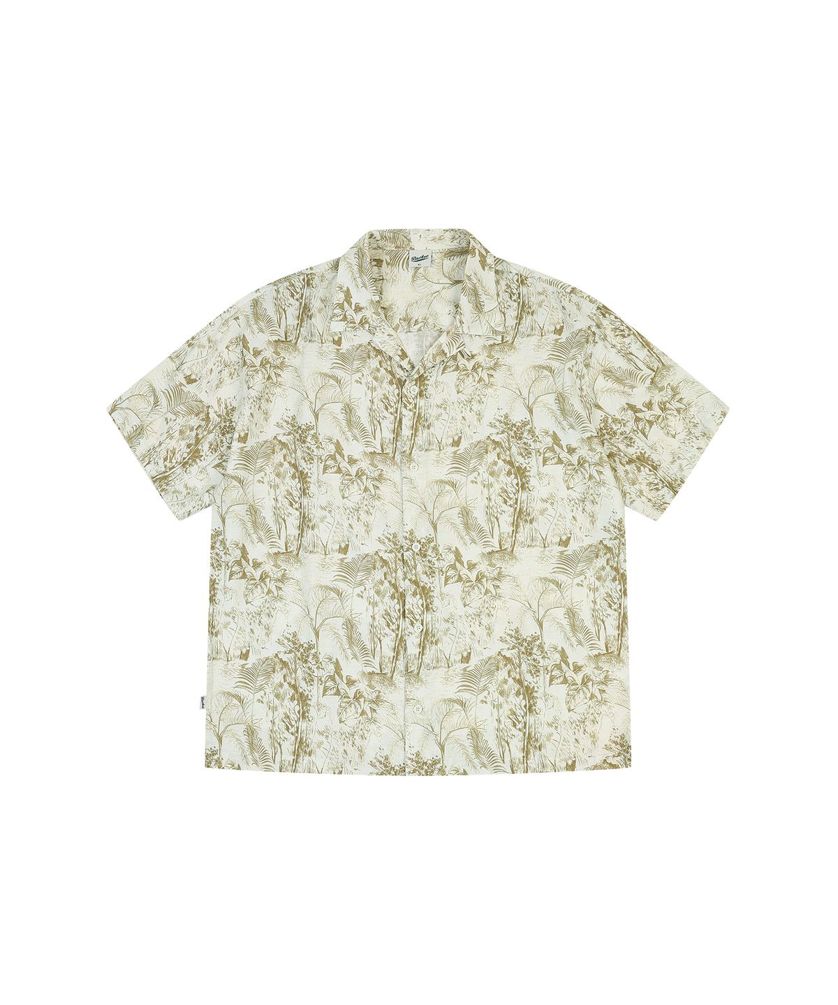 버킷(BUCKET) BEACH PATTERN SHIRT [OLIVE GREEN]