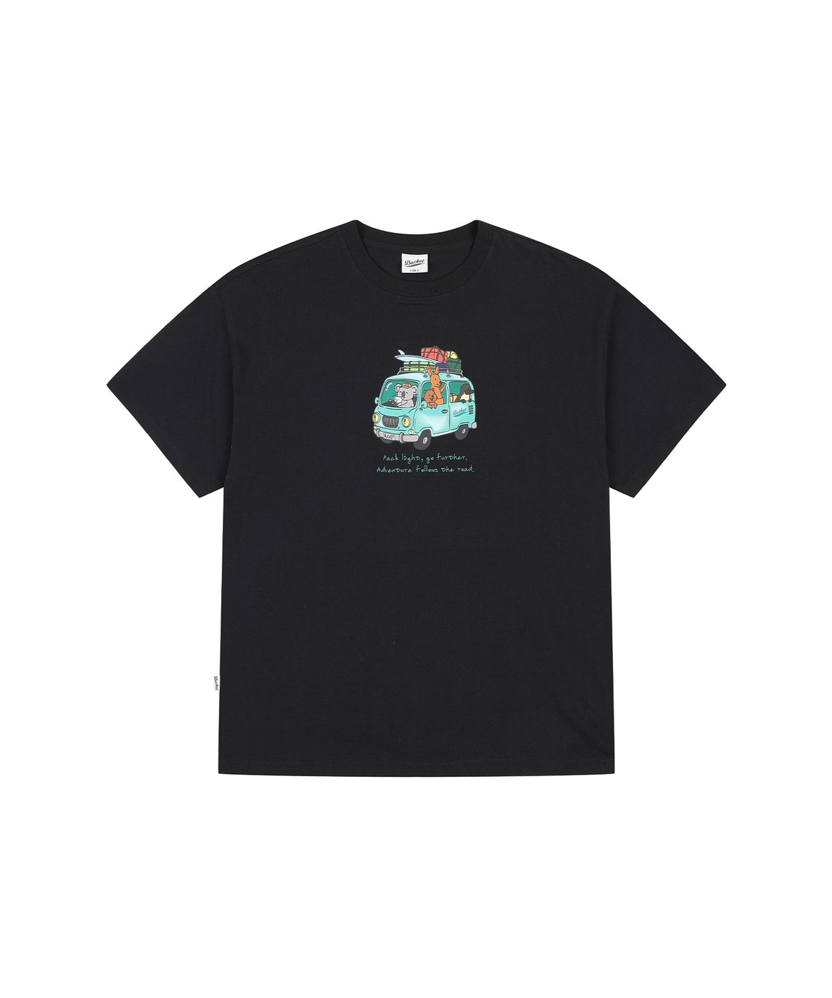 버킷(BUCKET) BCKT FAMILY CAMPER VAN T-SHIRT [BLACK]