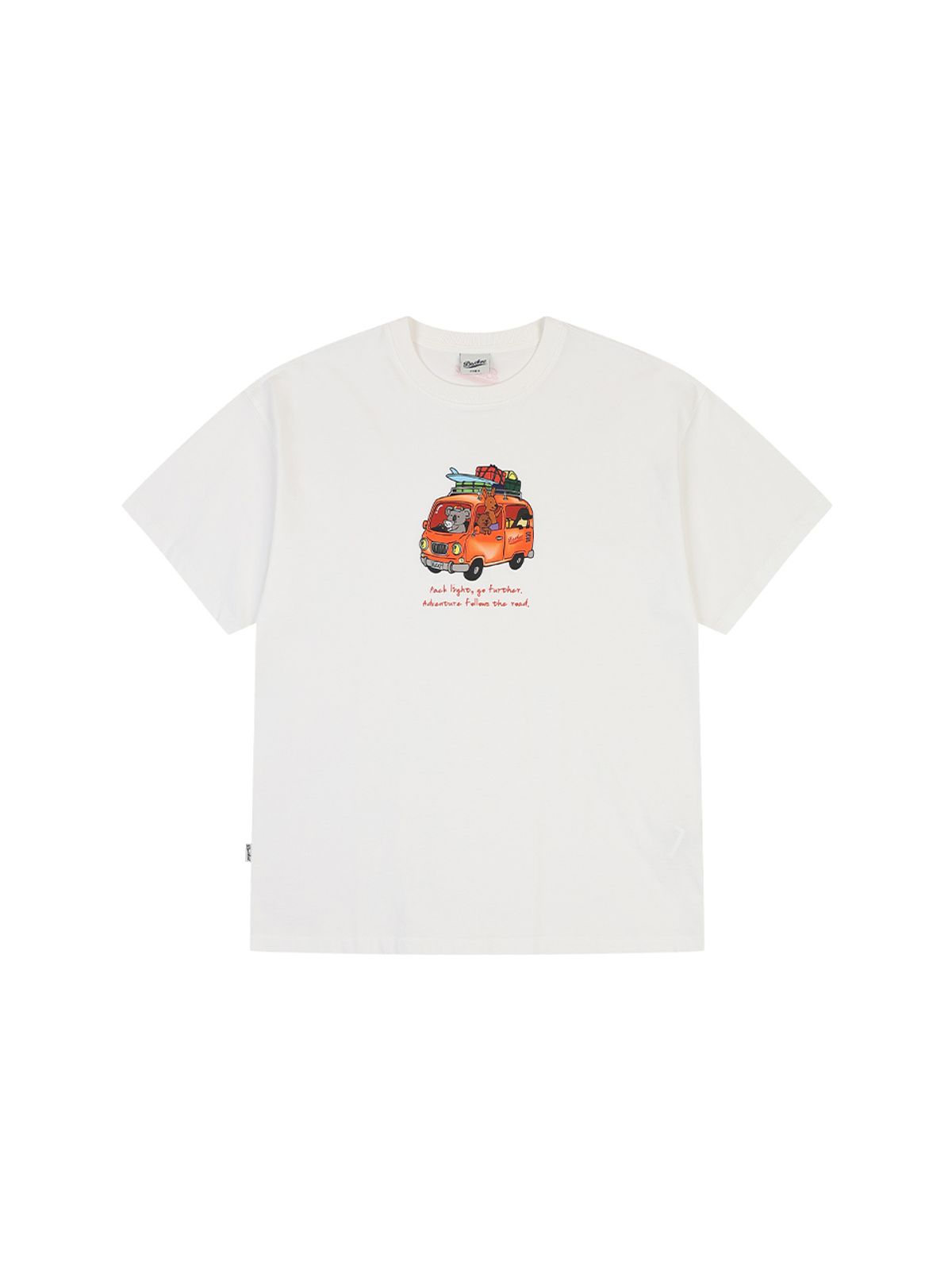 버킷(BUCKET) BCKT FAMILY CAMPER VAN T-SHIRT [WHITE]