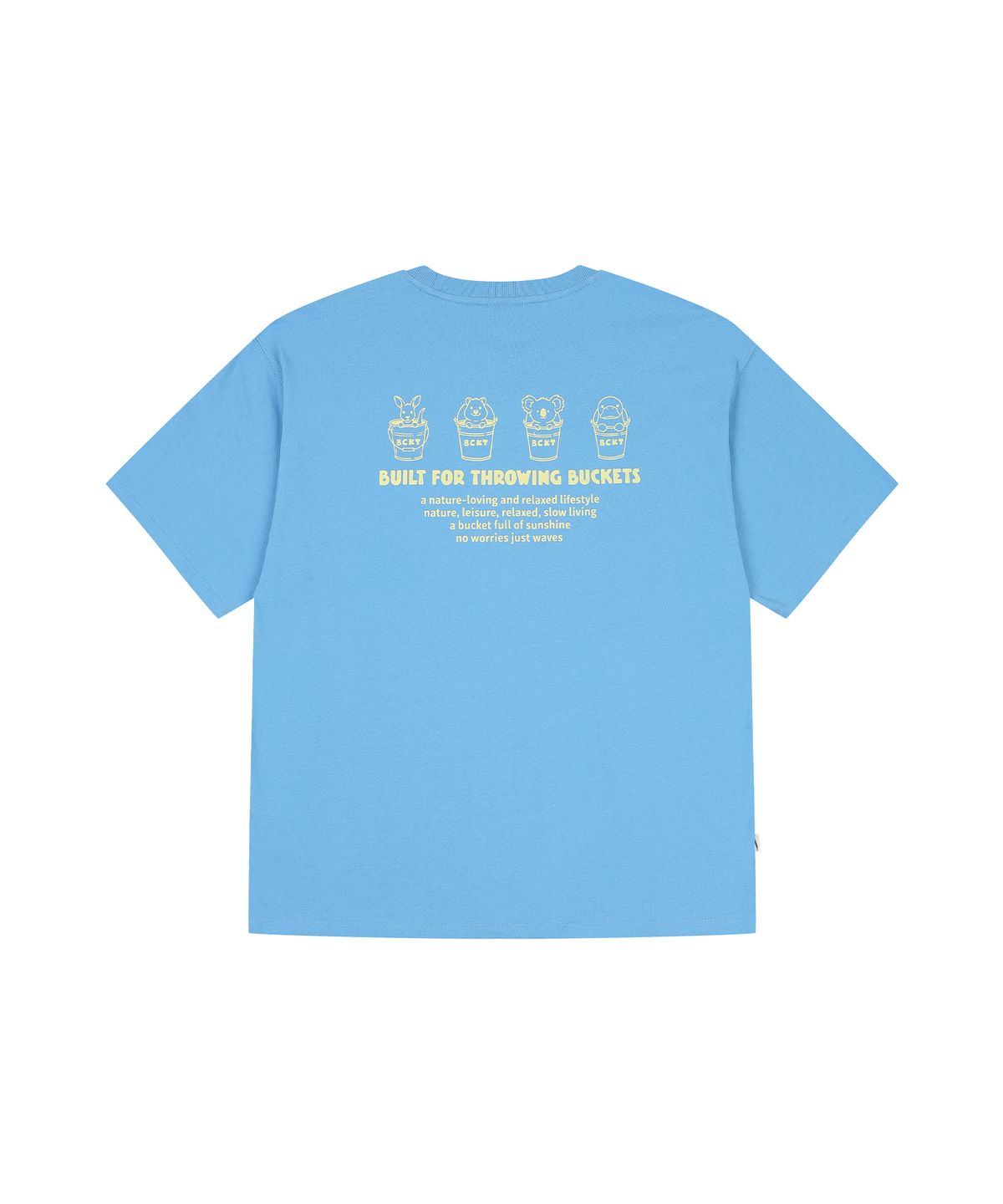 버킷(BUCKET) BCKT FRIENDS IN BUCKET T-SHIRT [SKY BLUE]