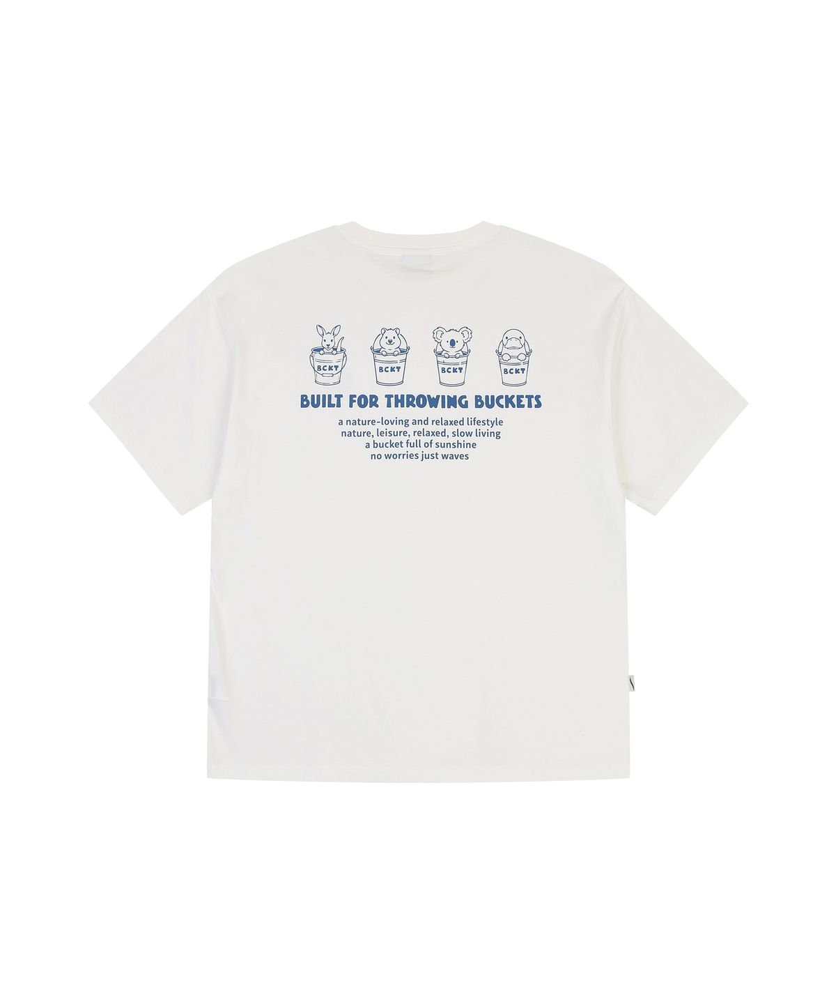버킷(BUCKET) BCKT FRIENDS IN BUCKET T-SHIRT [WHITE]
