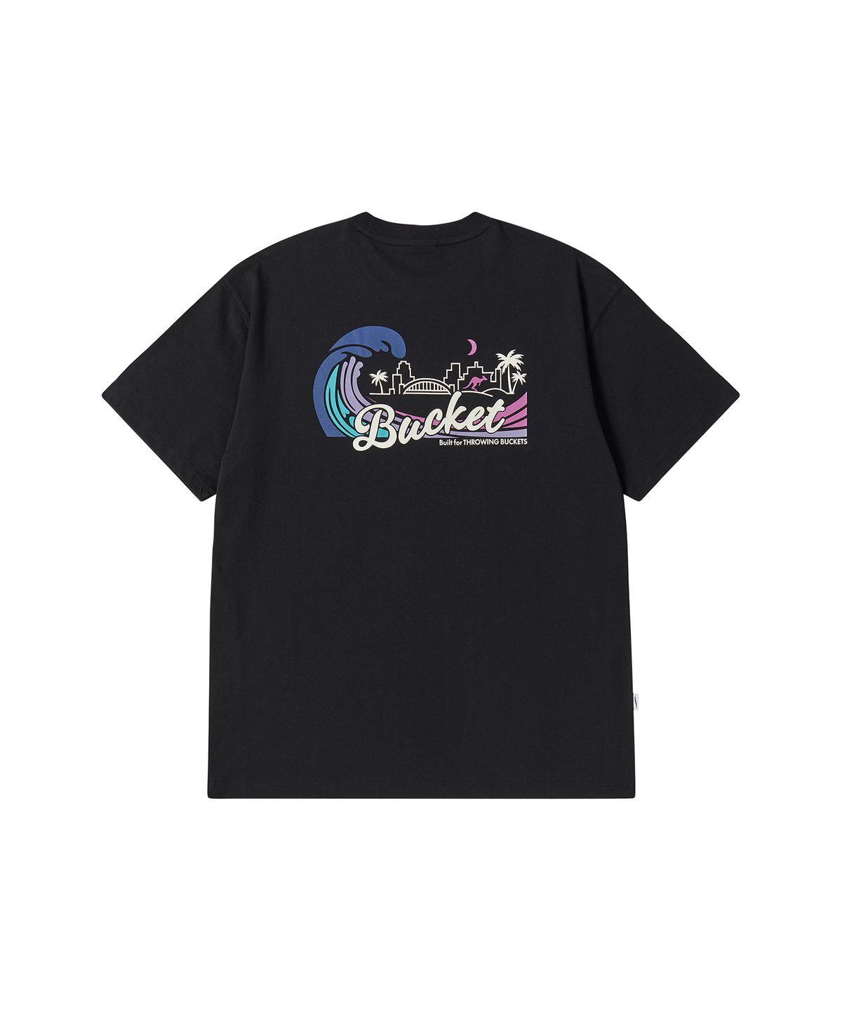 버킷(BUCKET) DAY&NIGHT T-SHIRT [BLACK]