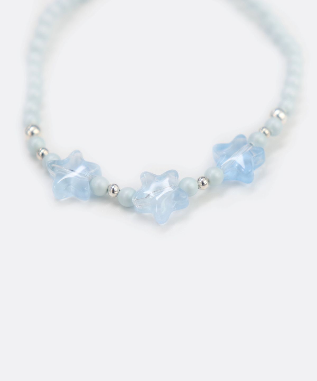 봉보(BONBEAU) Star glass swarovski pearl Bracelet 스타 글라스 스와로브스키 크리스탈 진주 비즈 팔찌 3mm