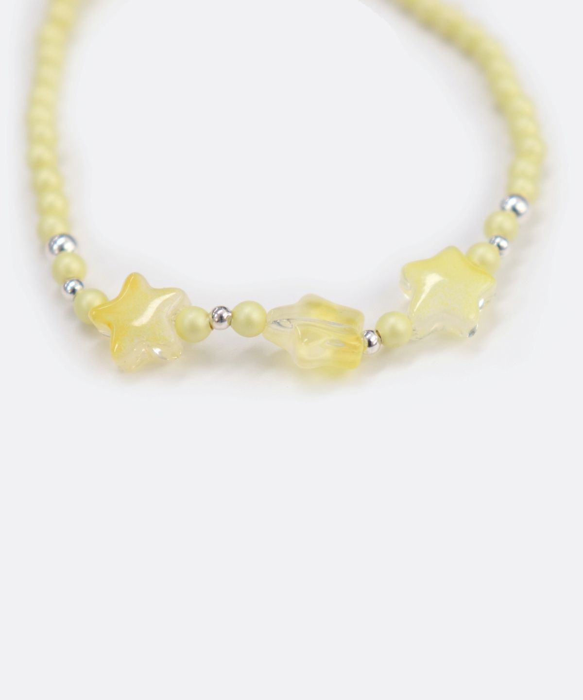 봉보(BONBEAU) Star glass swarovski pearl Bracelet 스타 글라스 스와로브스키 크리스탈 진주 비즈 팔찌 3mm