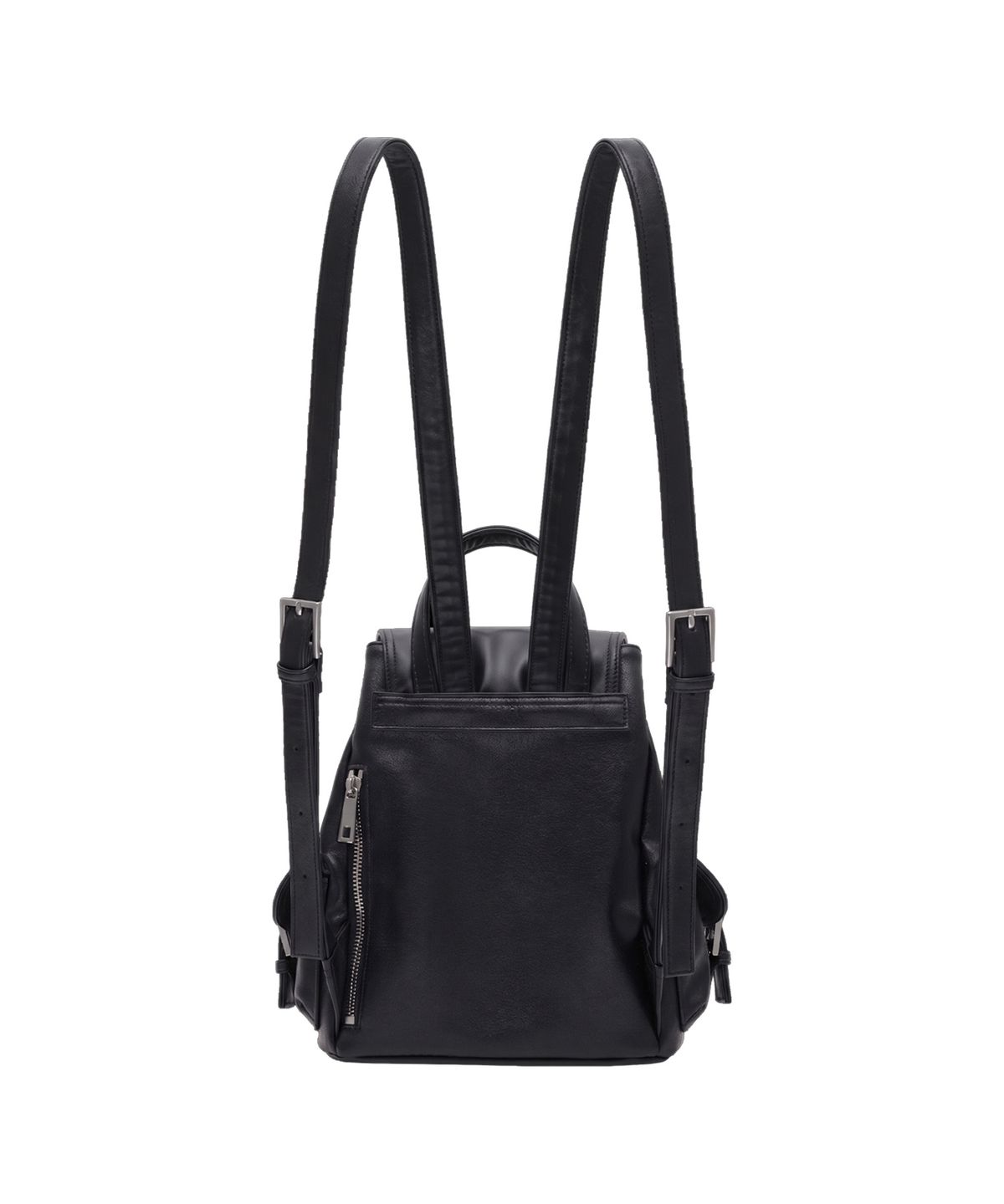 라츠유(LOTSYOU) [Leather] Nostalgia Non Twinkle Backpack BLACK