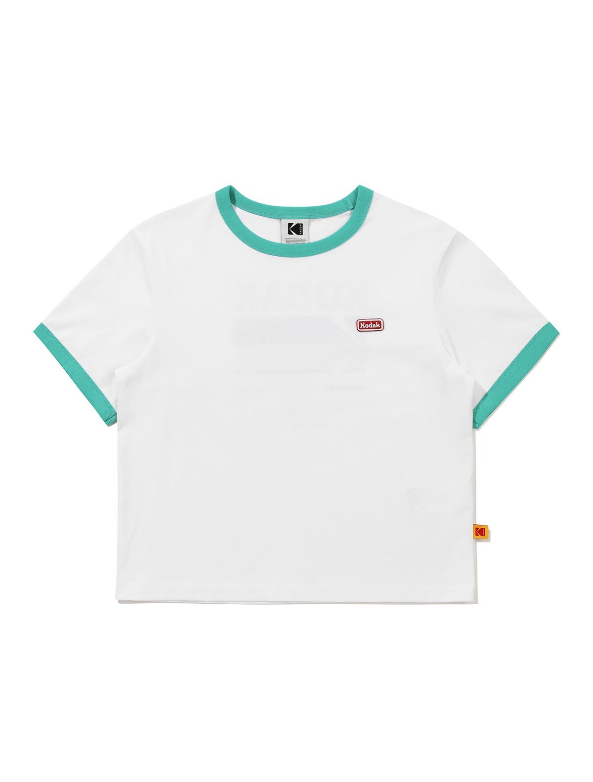 코닥(KODAK) 브리즈팝 빅그래픽 반팔 티셔츠 우먼 WHITE