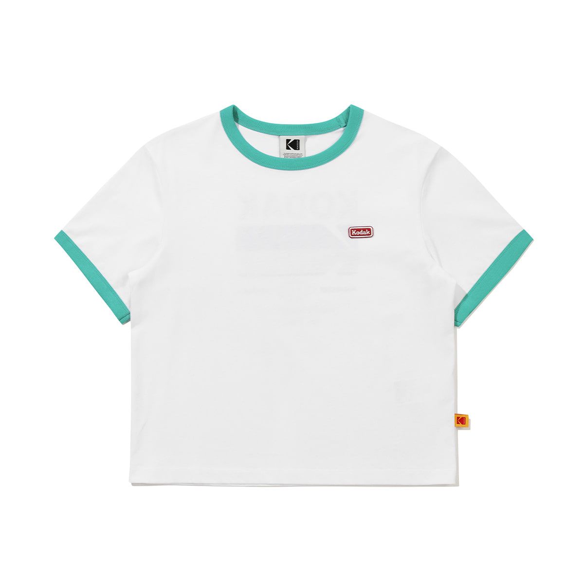 코닥(KODAK) 브리즈팝 빅그래픽 반팔 티셔츠 우먼 WHITE