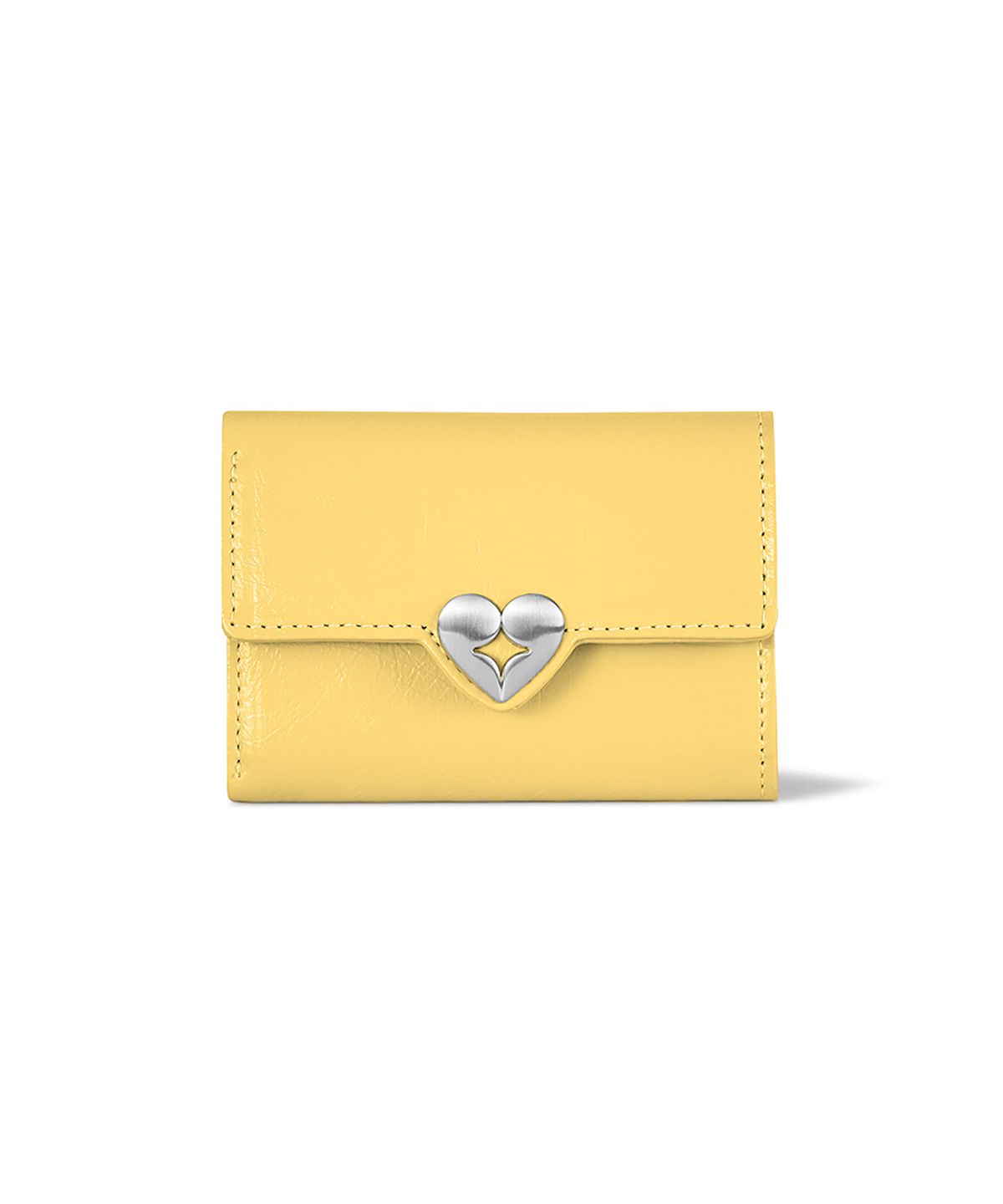 페넥(FENNEC) HEARTY FLAP WALLET - MARIGOLD
