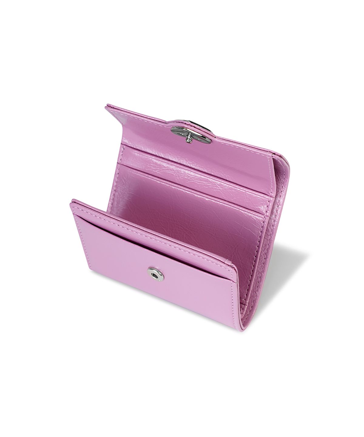 페넥(FENNEC) HEARTY FLAP WALLET - LILAC PINK