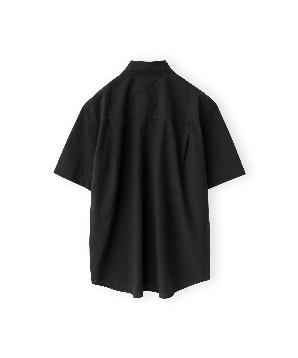 브라운야드(BROWNYARD) 하프 워크 셔츠, 블랙